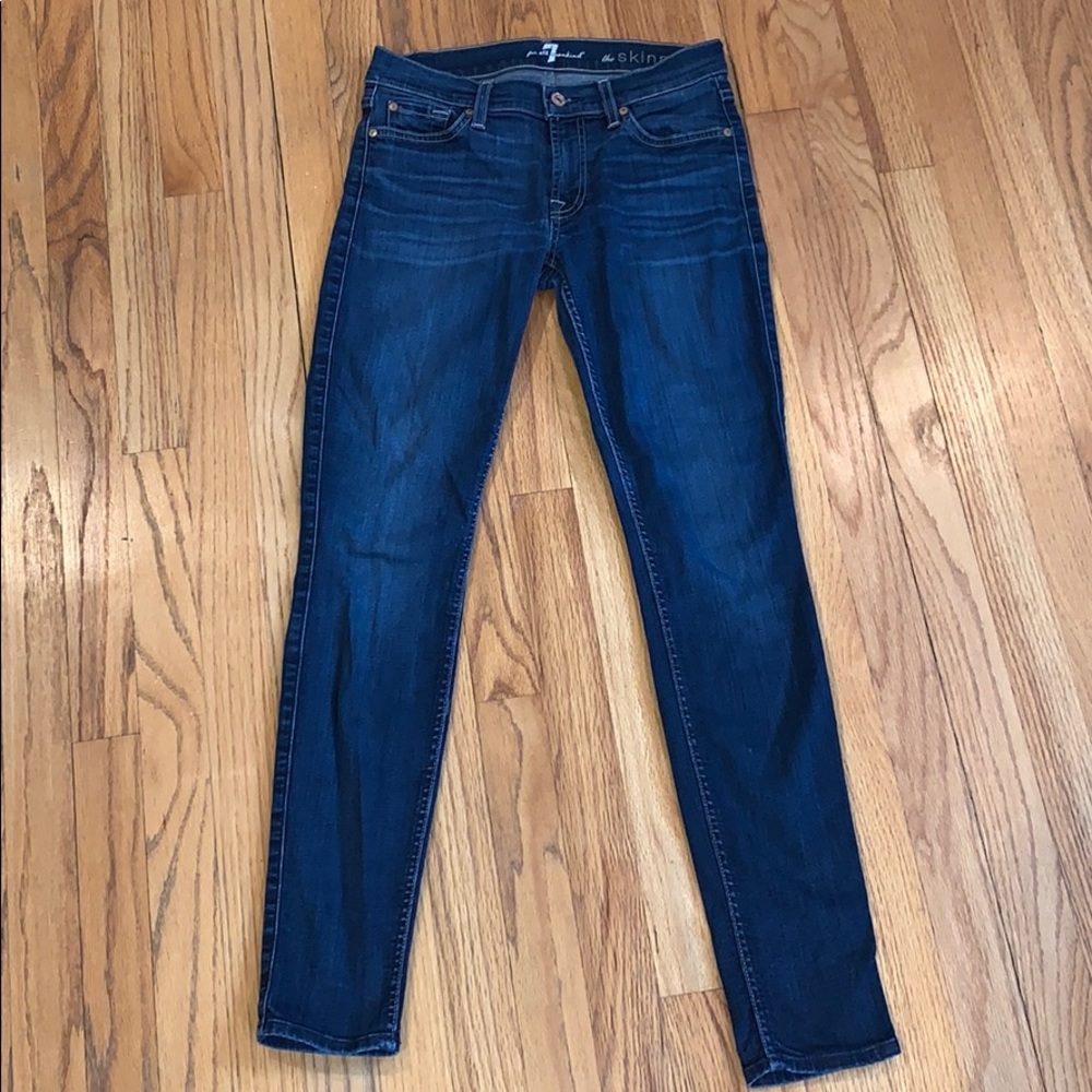 7 for all mankind skinny jeans size 27